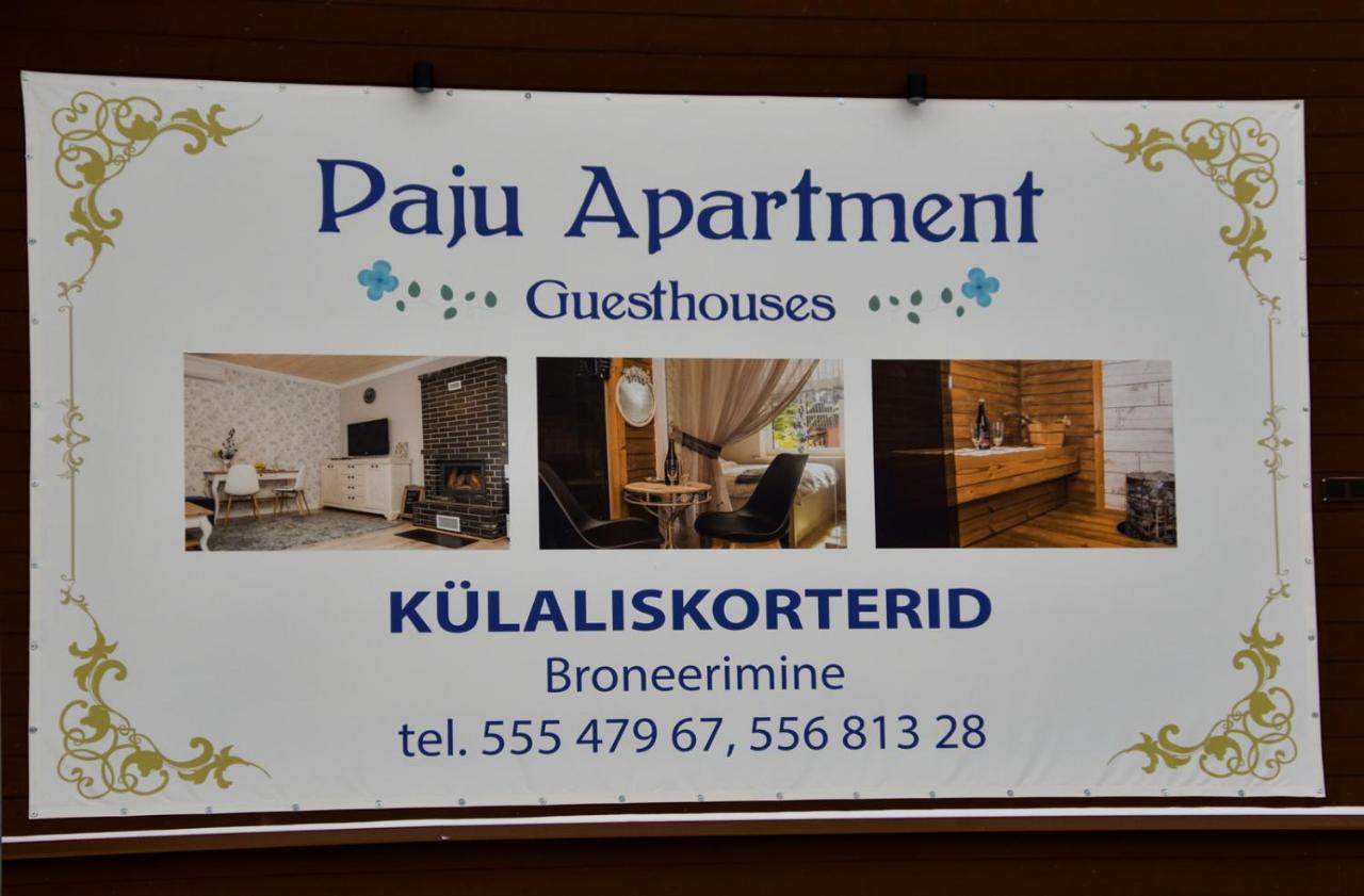 Paju Apartement With Sauna Võru Exteriér fotografie